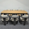 Modern Aluminum Outdoor Table Set KMD18004