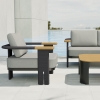 Aluminum Rope Woven Outdoor Sofa KMD18001