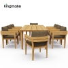 Cima Collection Teak Outdoor Dining Set 