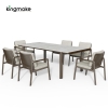 Cenxi Collection Bronze Outdoor Dining Set