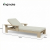 Modern Teak Sun Lounger KM18038