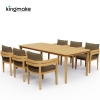 Cima Collection Teak Outdoor Dining Set 