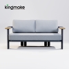 Modern Aluminum Rope Woven Two Seating Sofa KMD18001