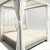 Modern Aluminum Outdoor Double Canopy Daybed KM18025