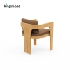 luxury teak malta collection dining chair