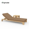 luxury teak malta collection sun lounger