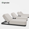 Layva Collection Modern Aluminum Sun Lounger