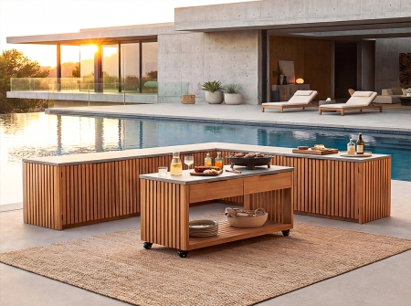 waterproof outdoor kitchen cabinets: achieve enduring elegance