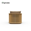 maui colletion high-end teak single sofa 