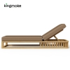 maui colletion high-end teak sun lounger