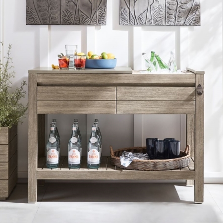 Premium Solid Teak Outdoor Kitchen Cabinets KMO1511