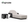 Modern Aluminum Neo Collection Adjustable Sun Lounger KM18026