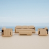 Luxury Teak Outdoor 4 pieces Sofa Set KMD18007