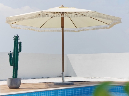 Aluminum Fringe Beach Umbrella KMS8623-5A