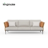 Albert Collection Rope Weave Aluminum Conversation Sofa Set