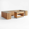Premium Solid Teak Outdoor Kitchen Cabinets KMO1501