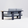 Modern Aluminum Rope Woven Two Seating Sofa KMD18001