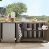 Premium Solid Teak Outdoor Kitchen Cabinets KMO1506