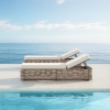 Aluminum Rattan Woven Outdoor Sofa KMD18004