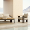Modern Aluminum Garden Sofa KMD18006