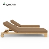 luxury teak malta collection sun lounger