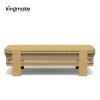 Modern Wood Grain Powder-Coated Aluminum Sofa KMD18024