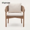 commercial teak outdoor dining chair km18046