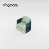 Modern Aluminum URound Collection Sofa KM18014