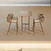 Modern Aluminum Woven Outdoor Bar Furniture KMD18010