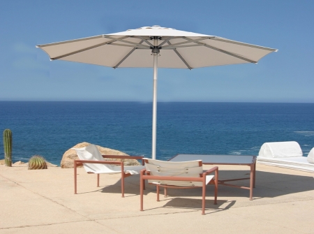 Aluminum Center Pole Patio Umbrella KMS8624-2A