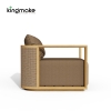 high-end maui cane collection sofa set