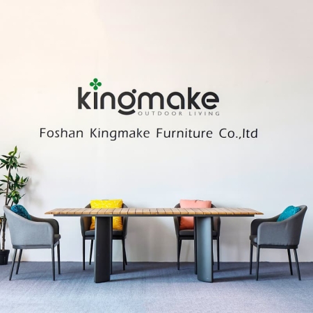 Modern Upholstered Rectangular Outdoor Dining Set KM18019