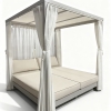 Modern Aluminum Outdoor Double Canopy Daybed KM18025