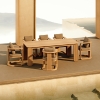 Luxury Solid Teak Outdoor Dining Set KMD18009