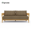 Cima Collection Teak Outdoor Two-Seater Sofa