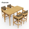 Cima Collection Teak Outdoor Bar Set