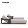 modern aluminum neo collection sun lounger km18026