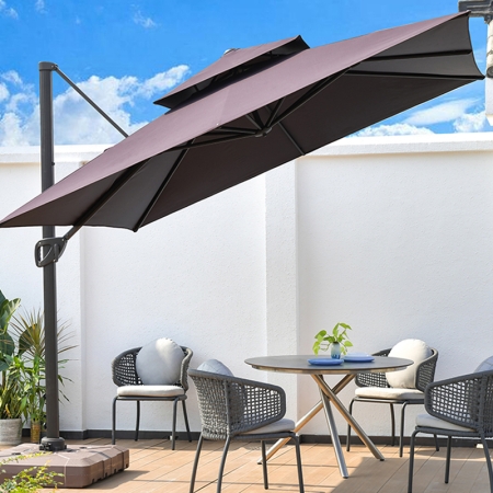 High-end Aluminum Cantilever Umbrellas KM8204