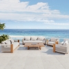 All-Weather Teak Woven Garden Sofa KMD18003