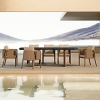 Modern Aluminum Woven Dining Set KMD18010