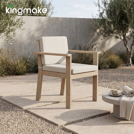 Modern Teak Outdoor Chair KMD18038