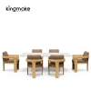 Natural Teak Tider Collection Outdoor Dining Set KMD18036