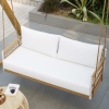 Aluminum Rope Woven 2-Seater Swing Chair KM6703