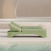 Aluminum Turquoise Series Sun Lounger KMD 18006